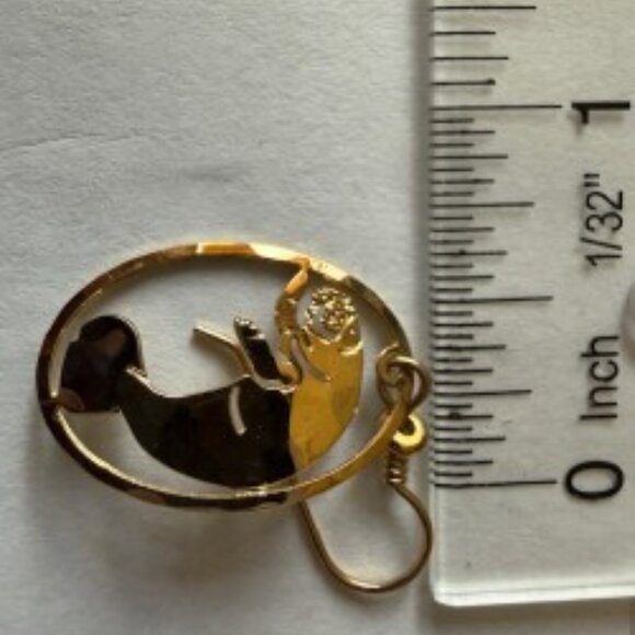 Cute Manatee Earrings! - Picture 4 of 4